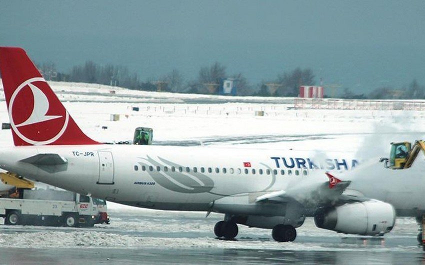 "Türk Hava Yolları" bu gün 56 reysi ləğv edib