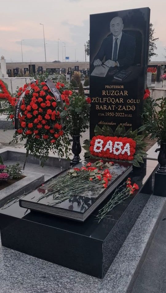 Ruzgar  Baratzadə ölümü əbədi bir bir yuxu deyil, ölümsüzlüyün başlanğıcıdır