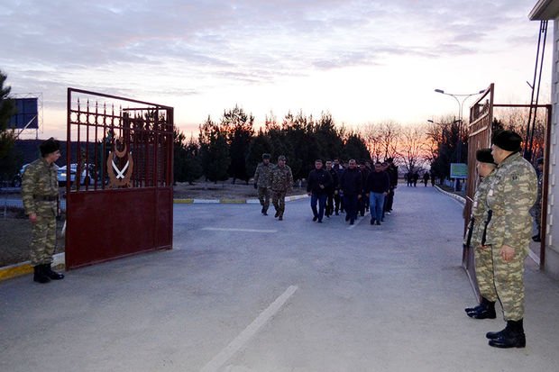 Ehtiyatda olan bir qrup hərbçi orduya ÇAĞIRILDI - FOTO