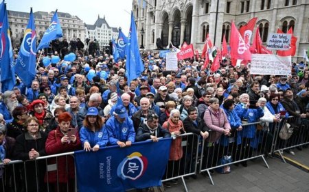 В Венгрии прошел митинг оппозиции с требованием прямых выборов президента