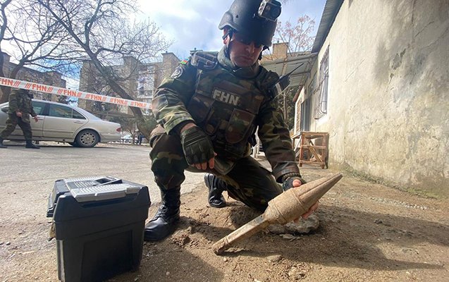 Xətai rayonu, Qaçaq Nəbi küçəsində sursat aşkar edilib