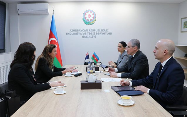 Muxtar Babayev Yeni Zelandiya səfiri ilə görüşdü