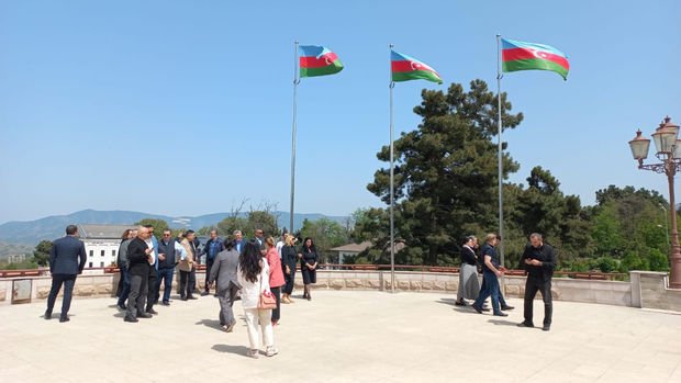 Türk dövlətləri parlamentlərinin komitə sədrləri Xankəndiyə gediblər - FOTO