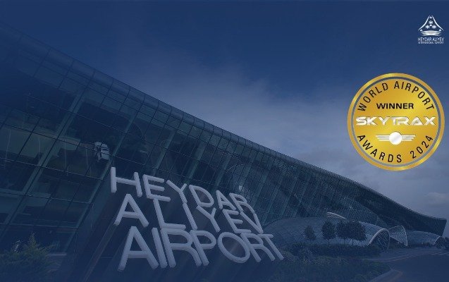 Bakı aeroportu yenidən “Skytrax” mükafatına layiq görülüb