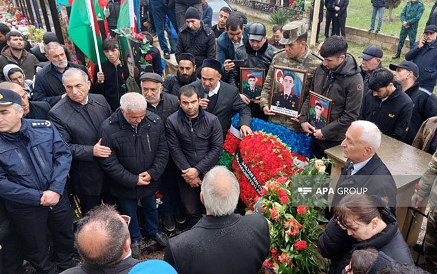 Şəhid Ülvi Bağırov dəfn edildi - Fotolar - Yenilənib