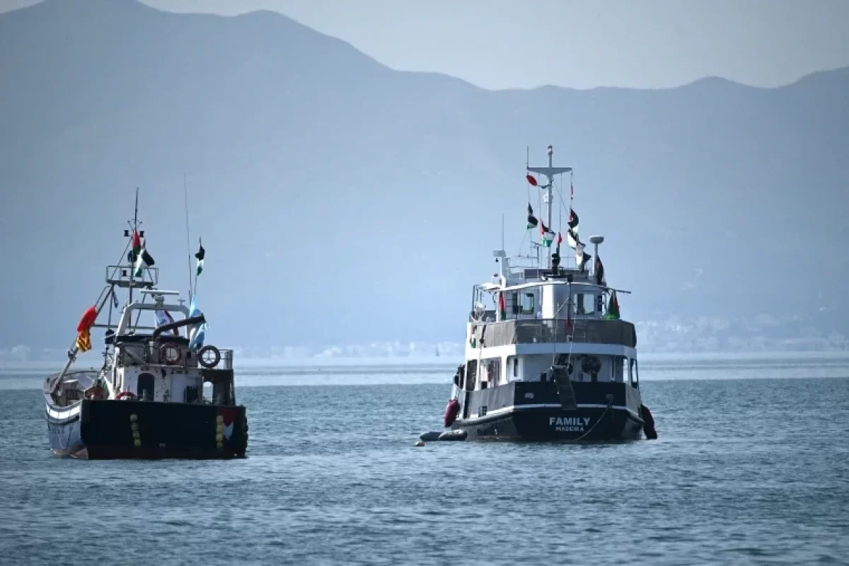 İsrail XİN: Sumud flotilyası Qəzzada aktiv döyüş zonasına daxil ola bilməyib