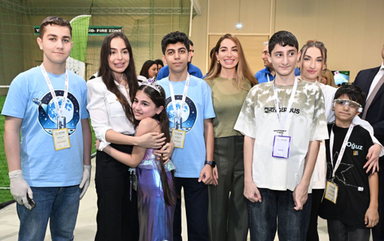 Prezident ailəsi STEAM Azərbaycan Festivalında - Fotolar