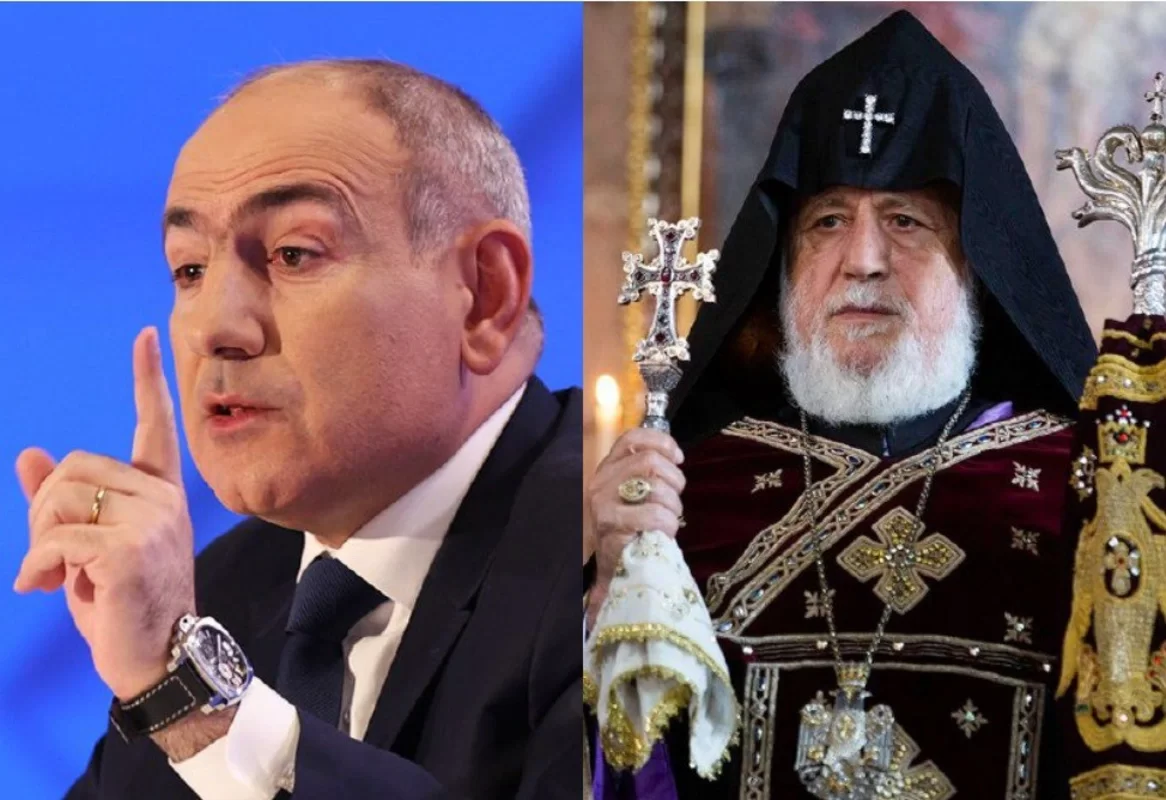 Paşinyan Katolikos II Qareqinin qardaşını DTK üçün işləməkdə ittiham etdi