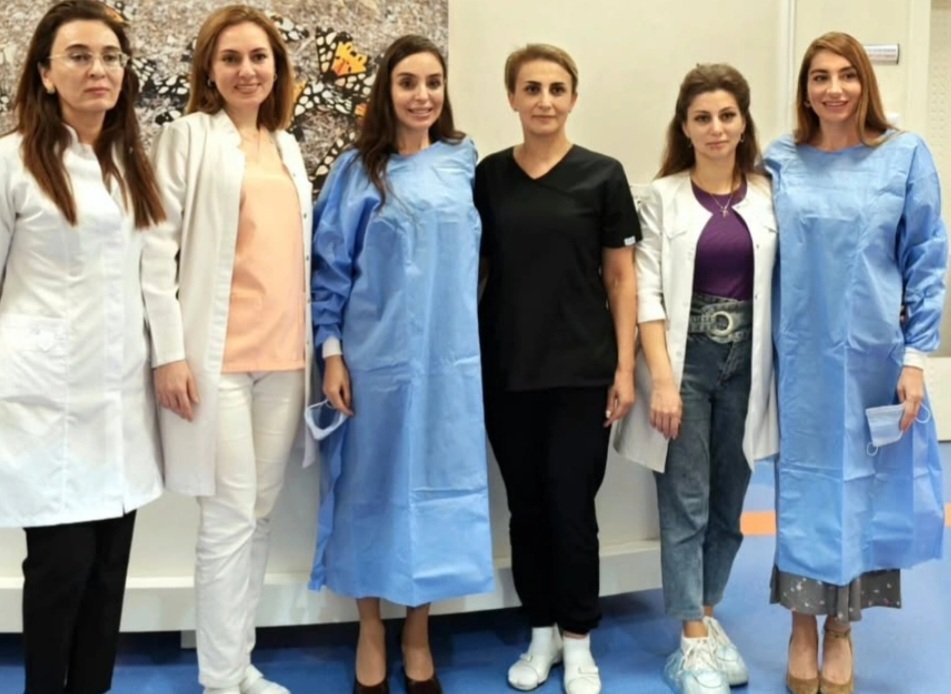 Leyla və Arzu Əliyevalar Talassemiya Mərkəzində olublar
