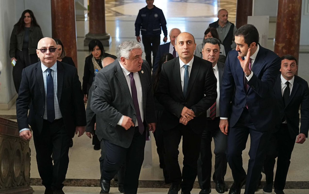Emin Əmrullayev Gürcüstanda səfərdə olub