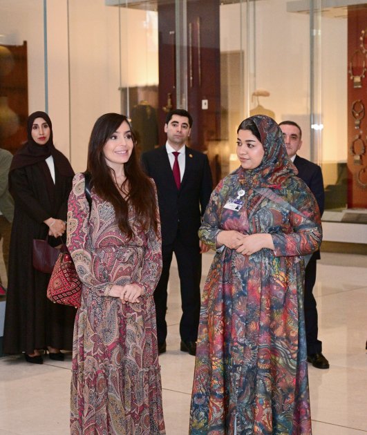 Heydər Əliyev Fondunun vitse-prezidenti Leyla Əliyeva Maskatda Oman Milli Muzeyində və Mutrah bazarında olub